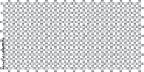 Bild auf Leinwand Geometric pattern of small light blue and white cubes