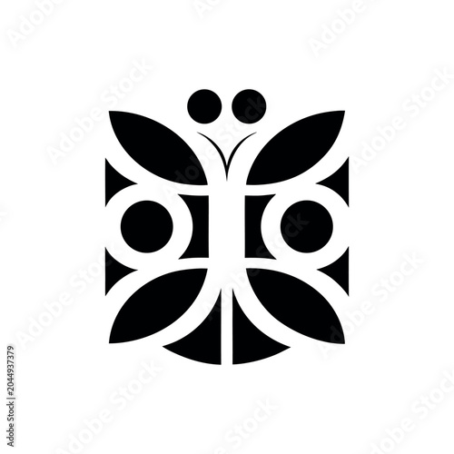 Abstract Butterfly Vector Logo for Luxury and Creative Brand Design