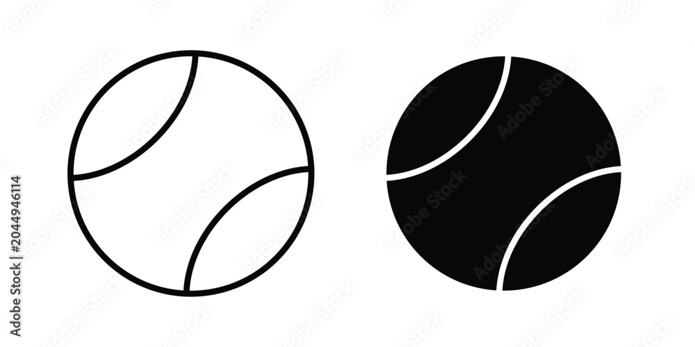 Fototapeta premium Tennis ball icon