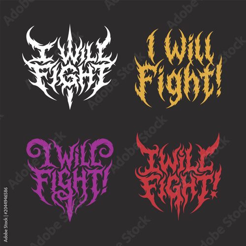Fotografija I Will Fight Hardcore Metalcore Artwork