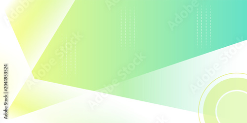 Abstract geometric background with lime green and yellow gradient shapes