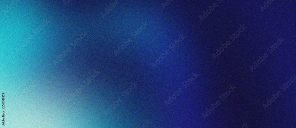 Obraz premium Abstract gradient background blending teal, blue, and dark indigo with subtle grain texture, smooth color flow, and soft lighting.