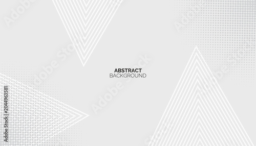 Abstract background design with triangular shapes and halftone textures.