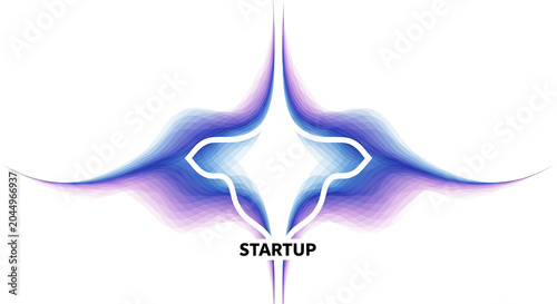 Startup business company logo design.