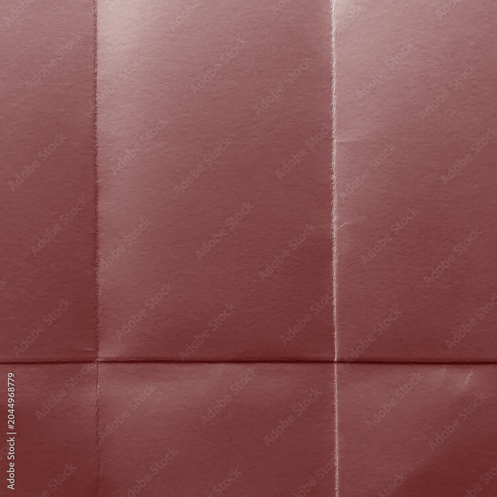 Fototapeta premium Textured red folded paper background