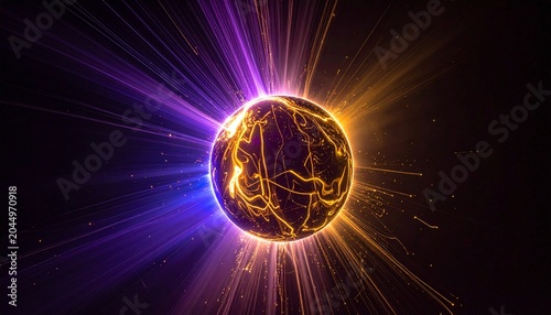 planet earth in space