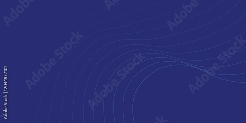 Foto Wavy lines on a blue background abstract vector illustration