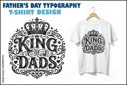 Father’s Day Typography T-Shirt Design