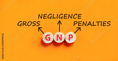 Canvastavla GNP gross negligence penalties symbol