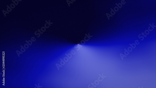 Fotografie Abstract dark blue gradient background with smooth cone focal point and elegant textures