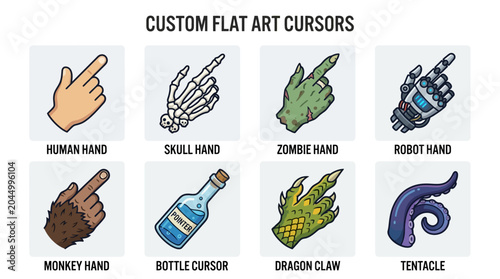 Photography Various hands and fingers cursors  point towards