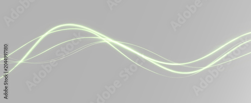 Fotografie Smooth energy streams crossing through elegant curves creating a graceful and dy