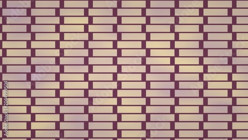Subtle beige brick wall texture featuring soft gradients and dark purple mortar joints art.