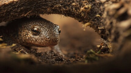 Close-Up of Lizard in Natural Habitat