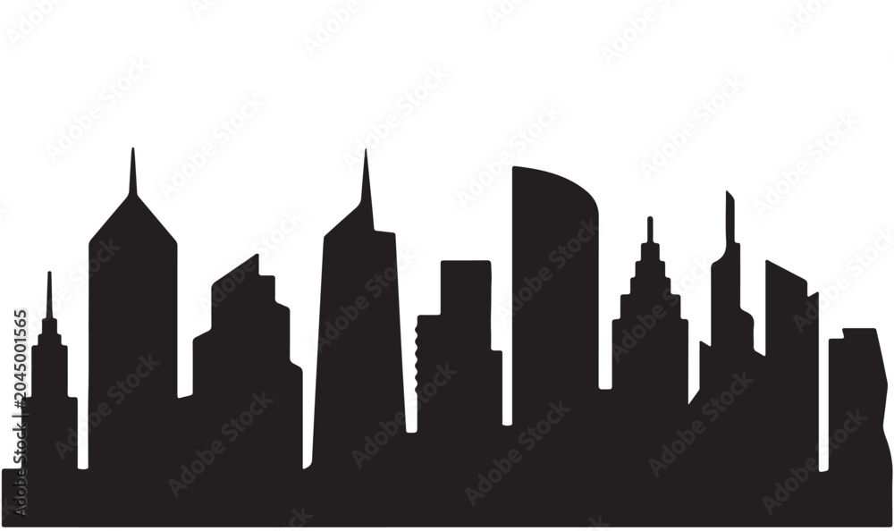 Fototapeta premium Modern Urban City Skyline