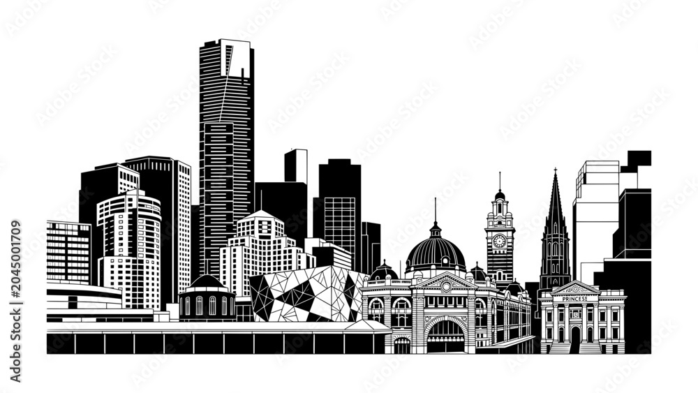 Fototapeta premium City of Melbourne, Australia