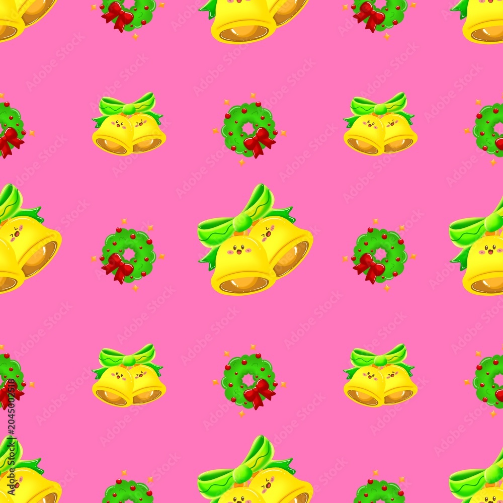 Obraz premium seamless pattern with cats