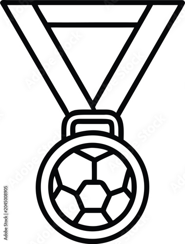 Soccer Award Medal Icon