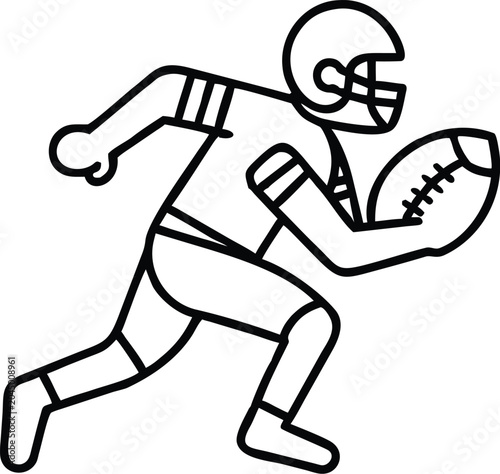 American Football Player Icon