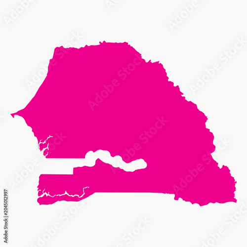 Valokuva Vector graphic artwork suitable for print and web containing flat detailed map o