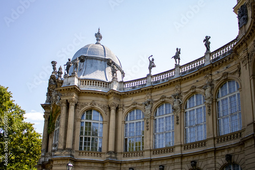 facade of the Hungarian Agricultural Museum and Library, Hungary, Budapest