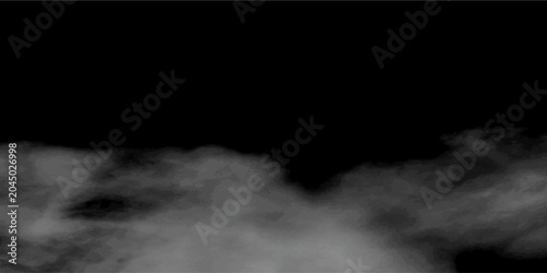 Foto Abstract black fog design with smoke texture overlays