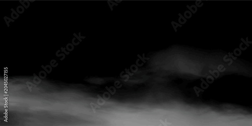 Fotografie Abstract black fog design with smoke texture overlays