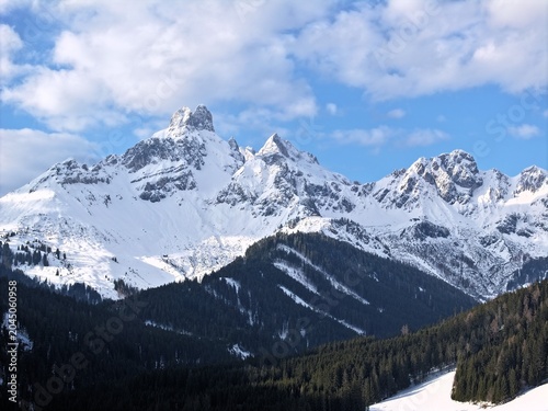Winter in the Austrian Alps