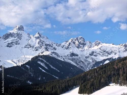 Winter in the Austrian Alps
