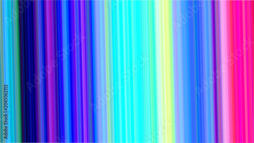 Foto Modern pop art style backdrop featuring bright multi colored parallel bars