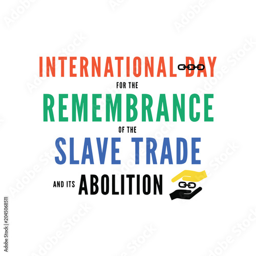 Tableau sur toile International Day for the Remembrance of the Slave Trade and its Abolition