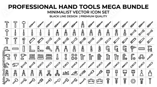 Professional Hand Tools Mega Bundle for Construction and Repair Work.