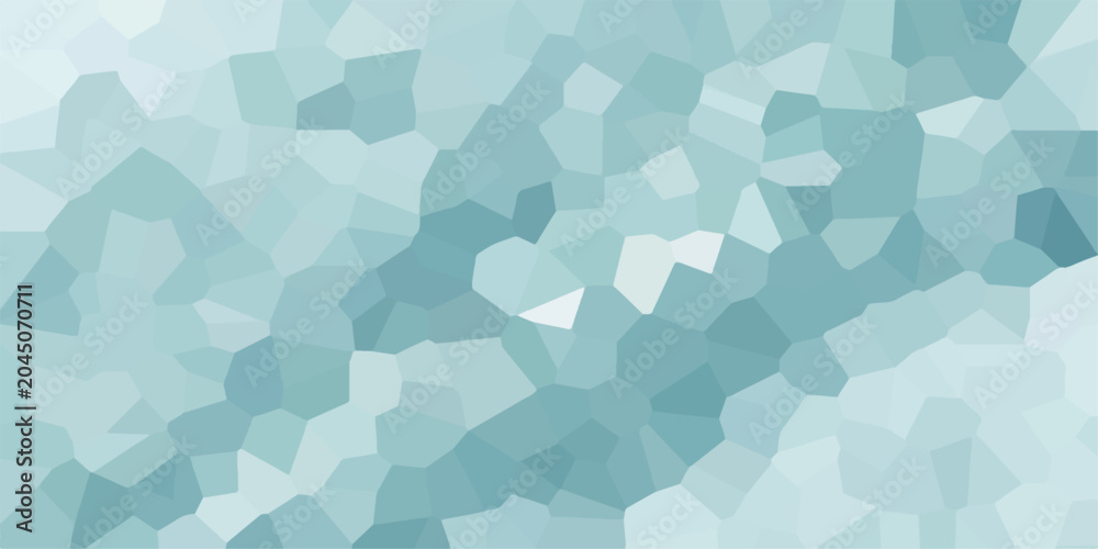 Obraz premium Abstract blue geometric background featuring a seamless mosaic pattern of triangles and pixel shapes in a modern technology design style perfect for artistic wallpaper or digital backdrop.