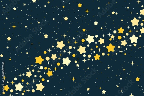 Galaxy and star night background.