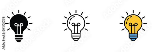 Obraz na płótnie Idea Icons