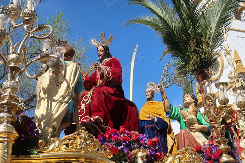Foto The Holy Week (Semana Santa) processional float