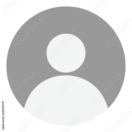 Vászonkép Default avatar profile icon