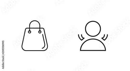 Simple line of a laptop and a cloud with a lightning bolt, minimalist style computer screen keyboard