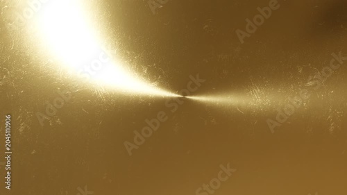 Gold textured background with anisotropic light reflection