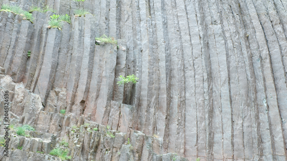 Fototapeta premium Basalt Column Geological Formation