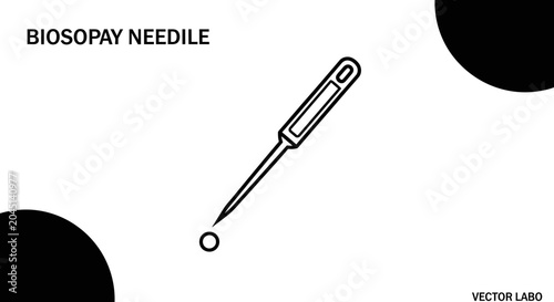 Biosopay Needle Icon: Medical, Laboratory, and Scientific Tool