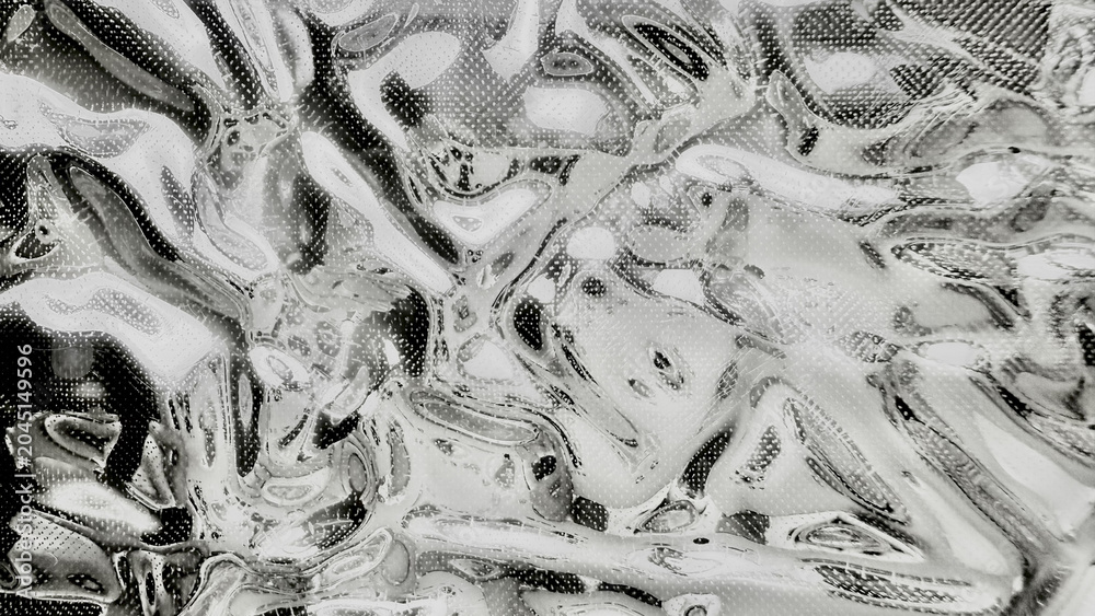 © Arthur - monochrome liquid chrome texture ripples across a futuristic abstract metallic surface casting distorted reflections © Arthur - monochrome liquid chrome texture ripples across a futuristic abstract metallic surface casting distorted reflections