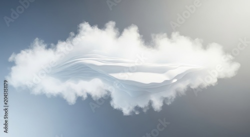 a white cloud in the sky with a bright light shining through it overhead outside in the daytime with