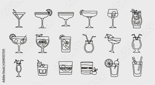 set of wine glasses