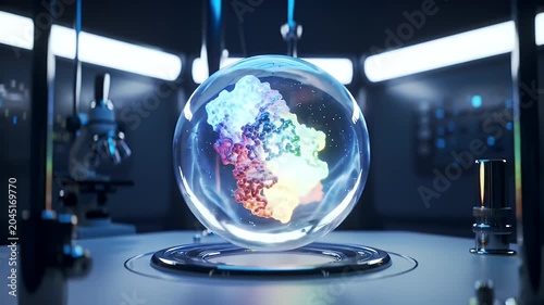Molecule in a Bubble.