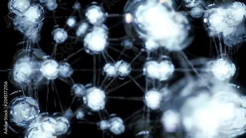 Molecule Structure CloseUp.