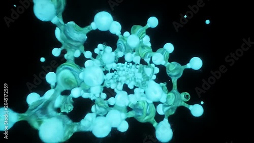 Molecule structure design.