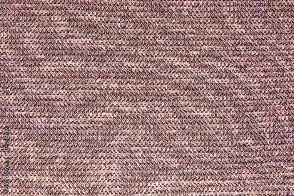 Fototapeta premium Pink and gray knitted fabric texture background