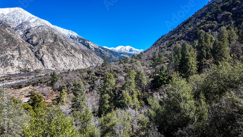 Fényképezés The Mill Creel Valley along the San Andras Fault looking ay a Yuhaaviatam Native