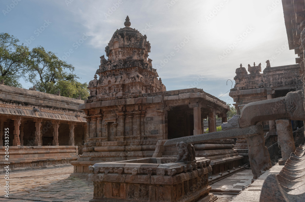 Obraz premium Airavatsvara, the jewel temple of ancient India.